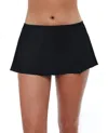 Profile By Gottex High Low Swim Skirt In Tutti Frutti Black In Multi