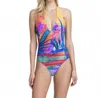 Profile By Gottex Indian Summer Halter Swimsuit In Multicolor