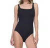 Profile By Gottex Jazz Square Neck Swimsuit In Black