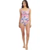Profile By Gottex Karma D Cup Center Ruched Tankini In Multi