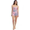 Profile By Gottex Karma Sweetheart Bandeau Swimdress One Piece In Multi