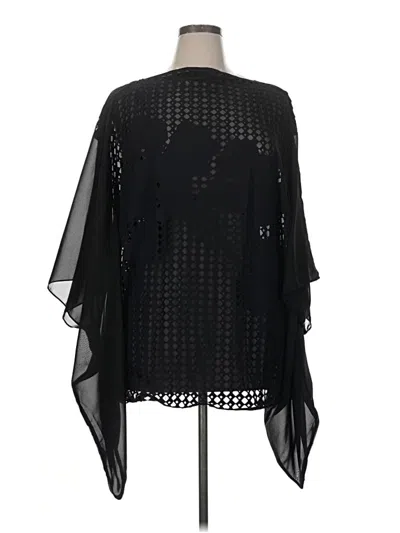 Pre-owned Profile By Gottex Kimono In Black
