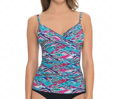 Profile By Gottex Lingerie Tankini Top In Inca In Multi