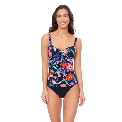 Profile By Gottex Marguerite D Cup Crisscross Detail Tankini