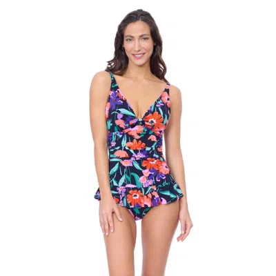 Profile By Gottex Marguerite V Neck Swimdress