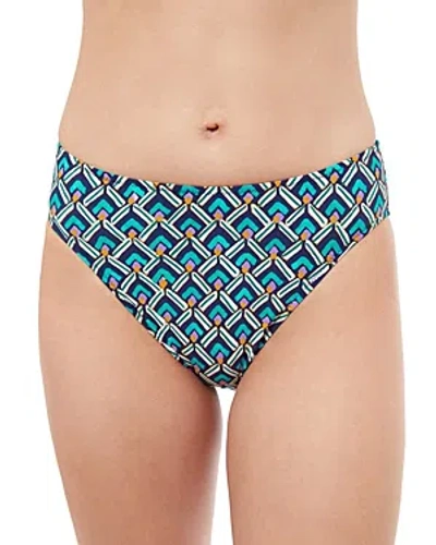 Profile By Gottex Masquerade Bikini Bottom In Multi Blue