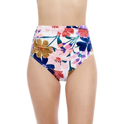 Profile By Gottex Melody High-waist Bikini Bottom In Multi