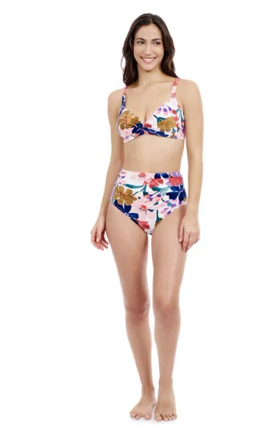 Profile By Gottex Melody Sweetheart Twist Bikini Top In Multi