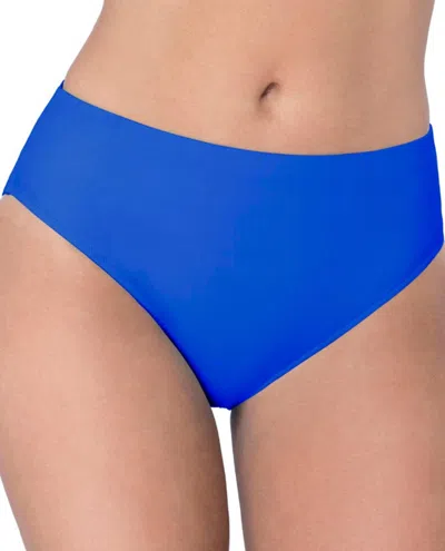 Profile By Gottex Mid Rise Tankini Bottom In Splash Sapphire In Blue