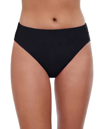Profile By Gottex Mid Rise Tankini Bottom In Tutti Frutti Black