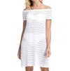Profile By Gottex Off The Shoulder Cover Up Dress In Roulette In Multi