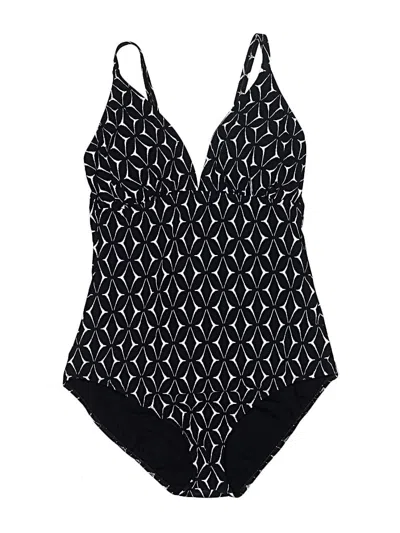 Pre-owned Profile By Gottex One Piece Swimsuit In Black