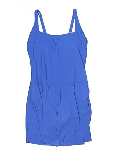 Pre-owned Profile By Gottex One Piece Swimsuit In Blue