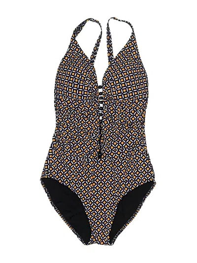 Pre-owned Profile By Gottex One Piece Swimsuit In Blue