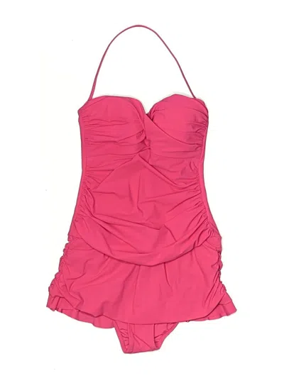 Pre-owned Profile By Gottex One Piece Swimsuit In Pink