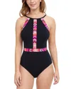 PROFILE BY GOTTEX PROFILE BY GOTTEX PALM SPRINGS HIGH NECK ONE-PIECE