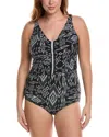 Profile By Gottex Peruvian Nights Sweetheart Tankini Top In Black