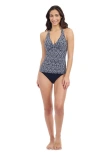 Profile By Gottex Plume Halter Tankini In Multi
