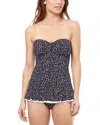 Profile By Gottex Profiler By Gottex Bash Bandeau Swimdress In Black White