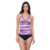 Profile By Gottex Riga Tricolore Halter Tankini