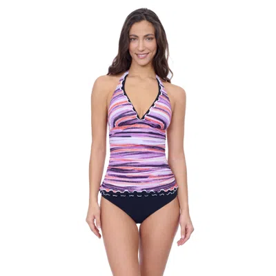Profile By Gottex Riga Tricolore Halter Tankini