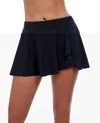 Profile By Gottex Ruffle Flyaway Swim Skirt In Tutti Frutti Black In Multi