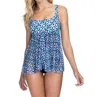 Profile By Gottex Scoop Neck Flyaway One Piece Swimsuit In Pinwheel In Multi
