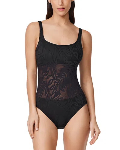 Profile By Gottex Skyfall Round Neck One Piece Swimsuit