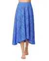 Profile By Gottex Skyfall Skirt Swim Cover Up In Blue