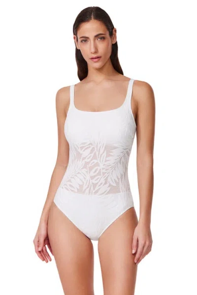 PROFILE BY GOTTEX PROFILE BY GOTTEX SKYFALL TEXTURED SQUARE NECK ONE PIECE