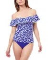 Profile By Gottex Juliette Off Shoulder Ruffle Tankini Top