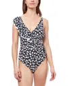 Profile By Gottex Summertime V Neck One-piece In Black