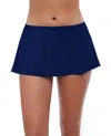Profile By Gottex Ruffle Flyaway Swim Skirt In Tutti Frutti Navy In Multi