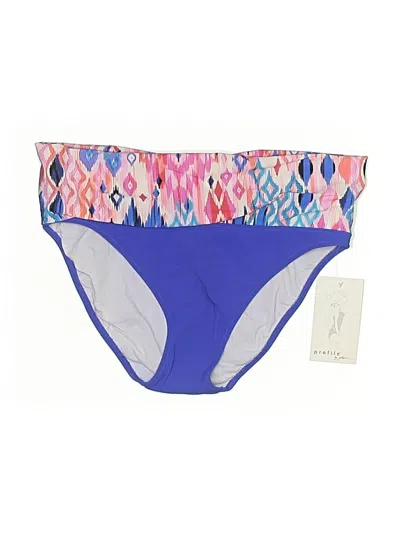 Pre-owned Profile By Gottex Swimsuit Bottoms In Blue