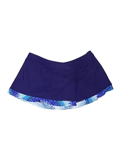 Pre-owned Profile By Gottex Swimsuit Bottoms In Blue