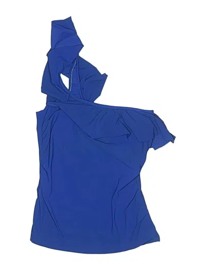 Pre-owned Profile By Gottex Swimsuit Cover Up In Blue