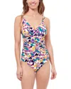 Profile By Gottex Gottex Melody Sweetheart Twist Front Princess Seam One Piece Swimsuit