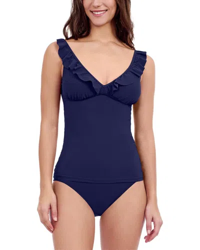 Profile By Gottex Tankini Top In Blue