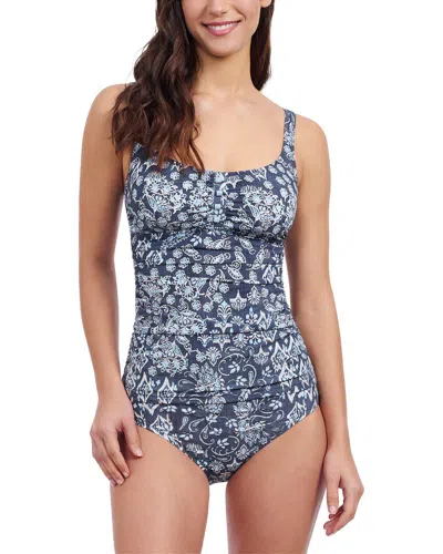 Profile By Gottex Tankini Top In Blue