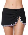Profile By Gottex Tricolore Side Slit Skirted Swim Bottom