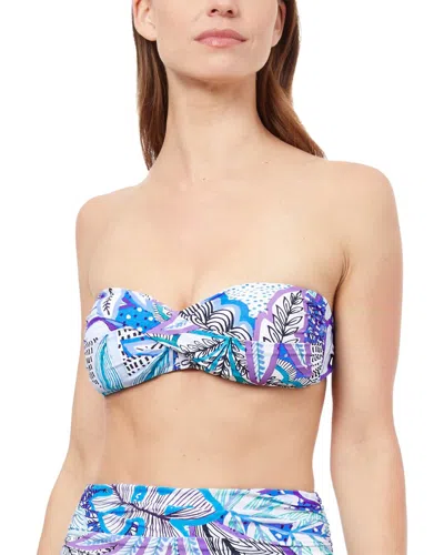 Profile By Gottex Tropic Boom Bandeau Bra In Multi