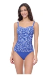 Profile By Gottex Tulip E Cup Tankini In Royal