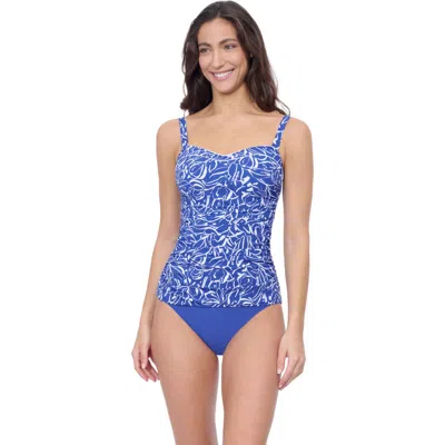Profile By Gottex Tulip E Cup Tankini In Royal
