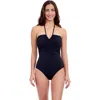 Profile By Gottex Halter Bandeau One Piece Swimsuit