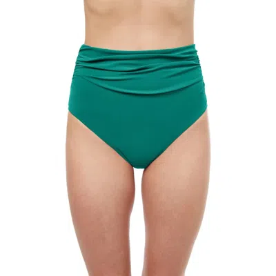 Profile By Gottex Tutti Frutti Bikini Bottom Women's Emerald Swimwear Dsgl652 In Green