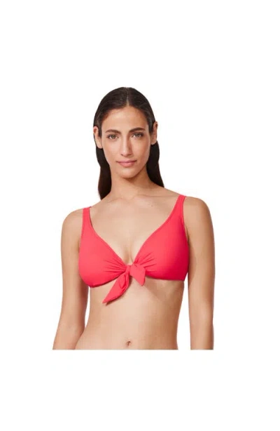 Profile By Gottex Tutti Frutti Fashion Underwire Bikini Top In Red