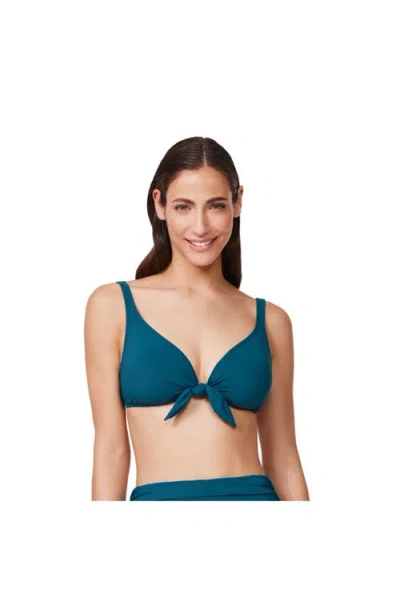 Profile By Gottex Tutti Frutti Fashion Underwire Bikini Top In Green