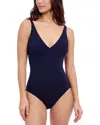 Profile By Gottex Tutti Frutti V Neck One Piece Swimsuit