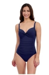 Profile By Gottex Tutti Frutti Sweetheart Twist Front One Piece In Blue