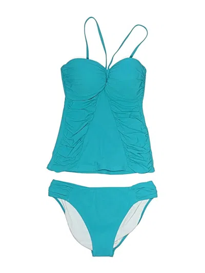 Pre-owned Profile By Gottex Two Piece Swimsuit In Teal